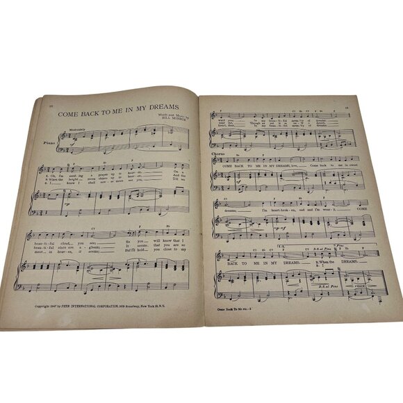 1940s Bill Monroe Grand Ole Opry Song Folio No 1 & Eddy Arnold Radio Favorites - Picture 5 of 10